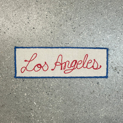 "Los Angeles" - Red on Canvas