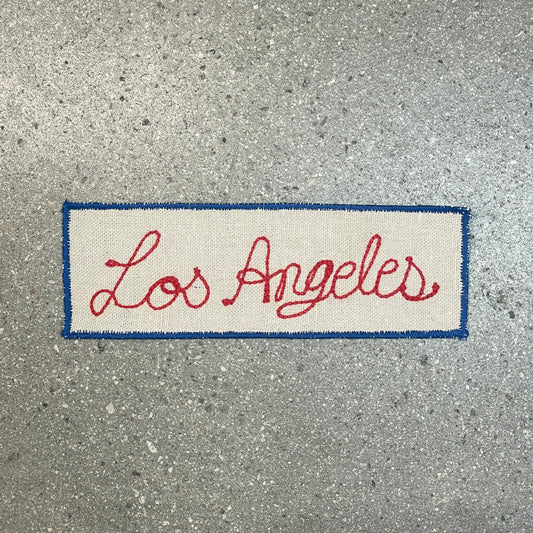"Los Angeles" - Red on Canvas