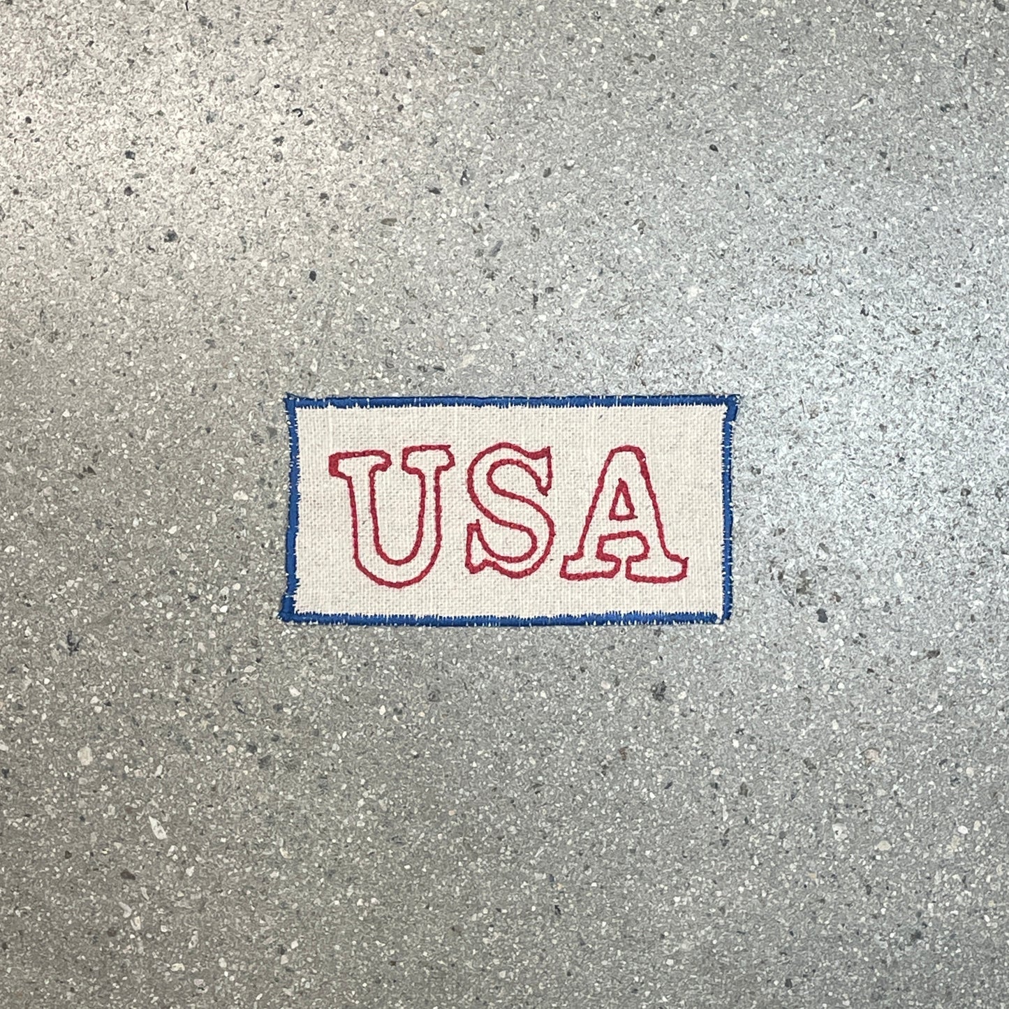 "USA" - Red & Blue