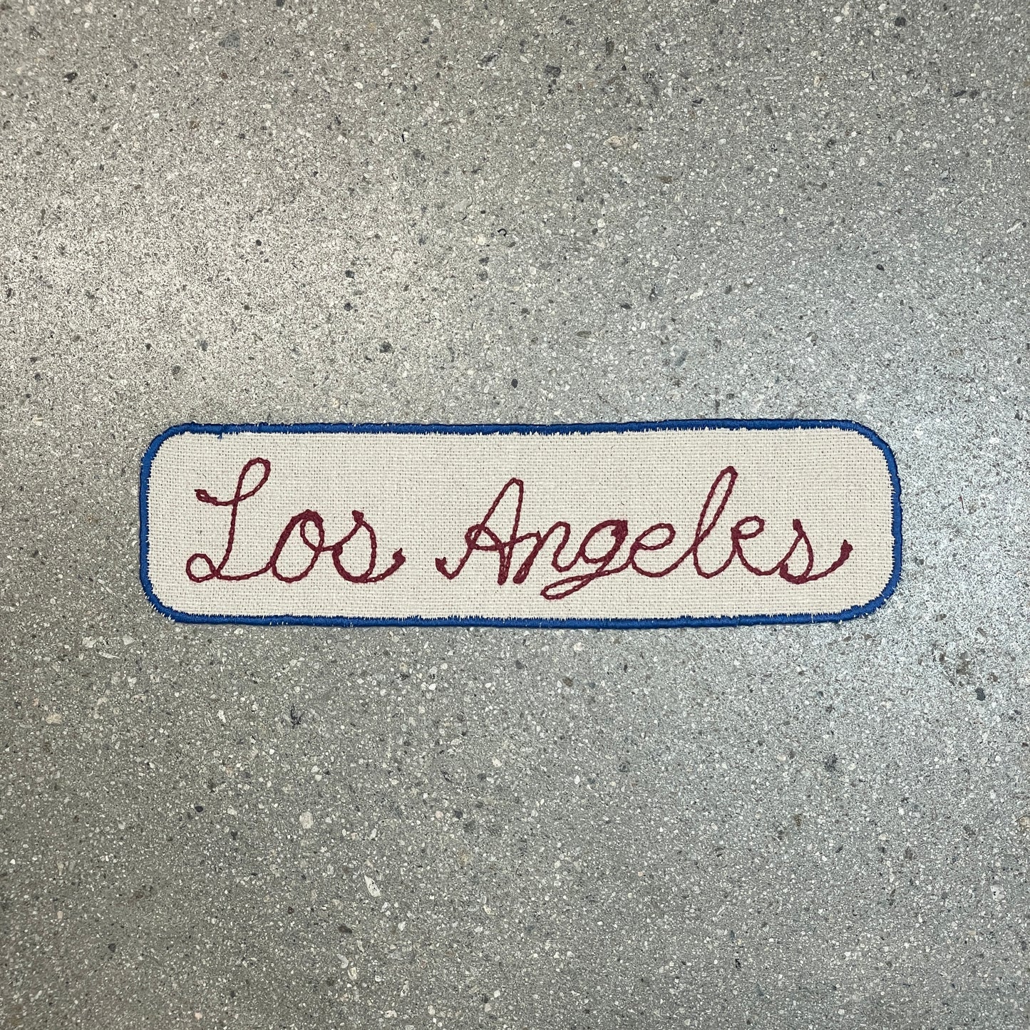 "Los Angeles" - Red on Canvas