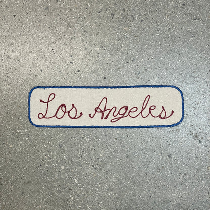 "Los Angeles" - Red on Canvas